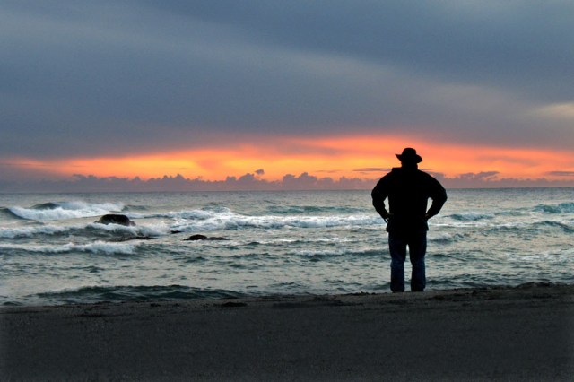 Matt Rivers takes in a Sonoma Coast sunset.