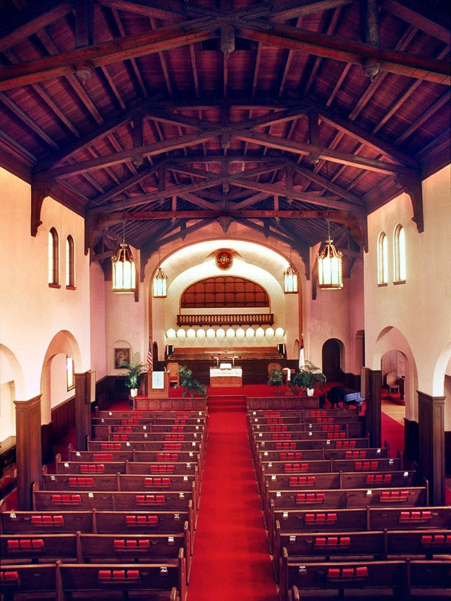 CHURCH INTERIOR balcony