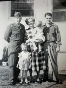 Roger Haag, Lois, Bob, Dee and Pat 1951