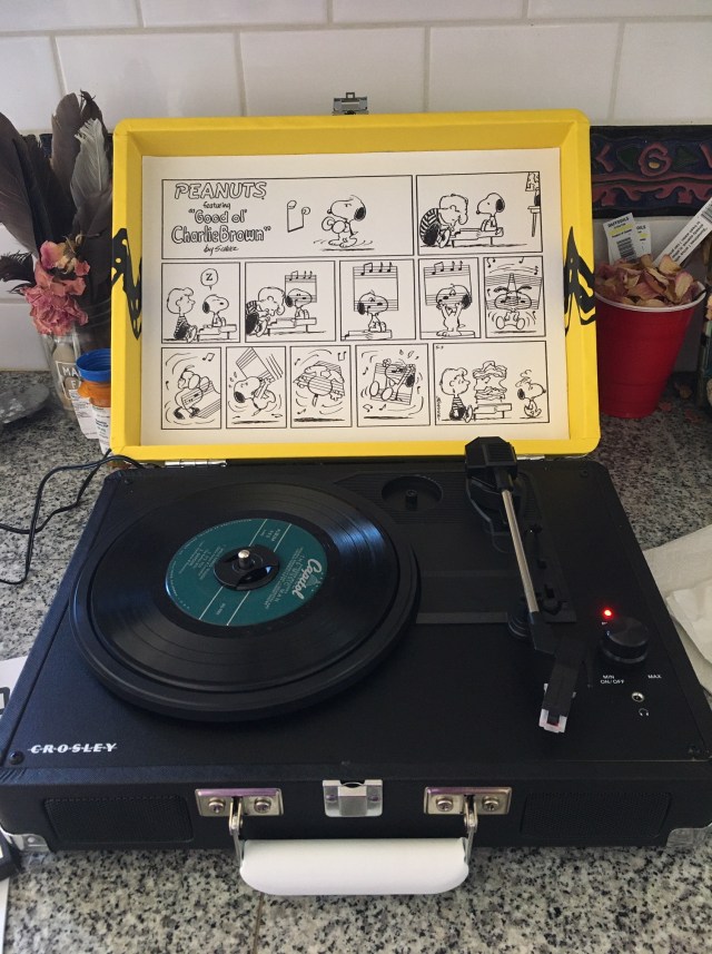 Peanuts record player